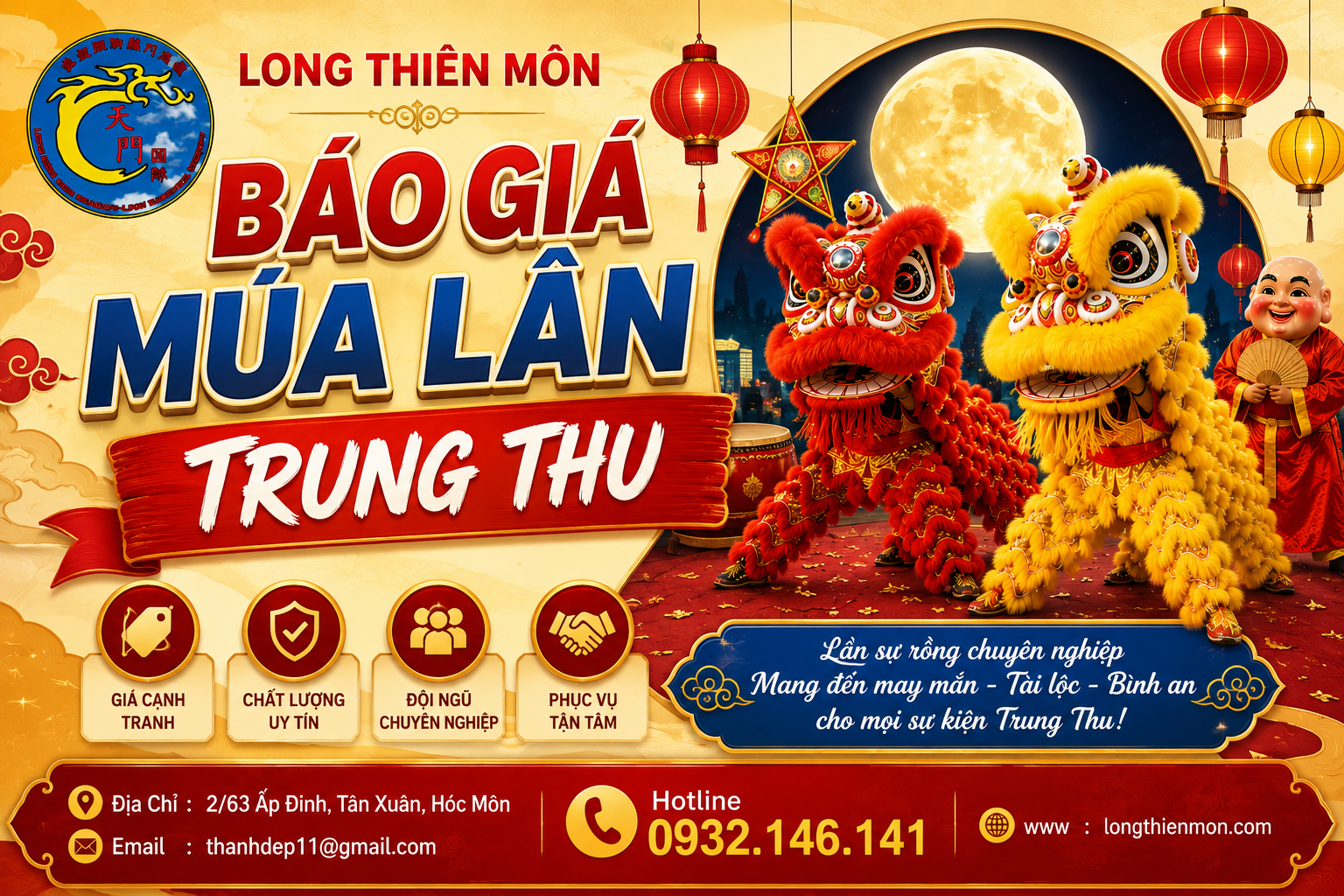 Báo giá múa lân Trung Thu