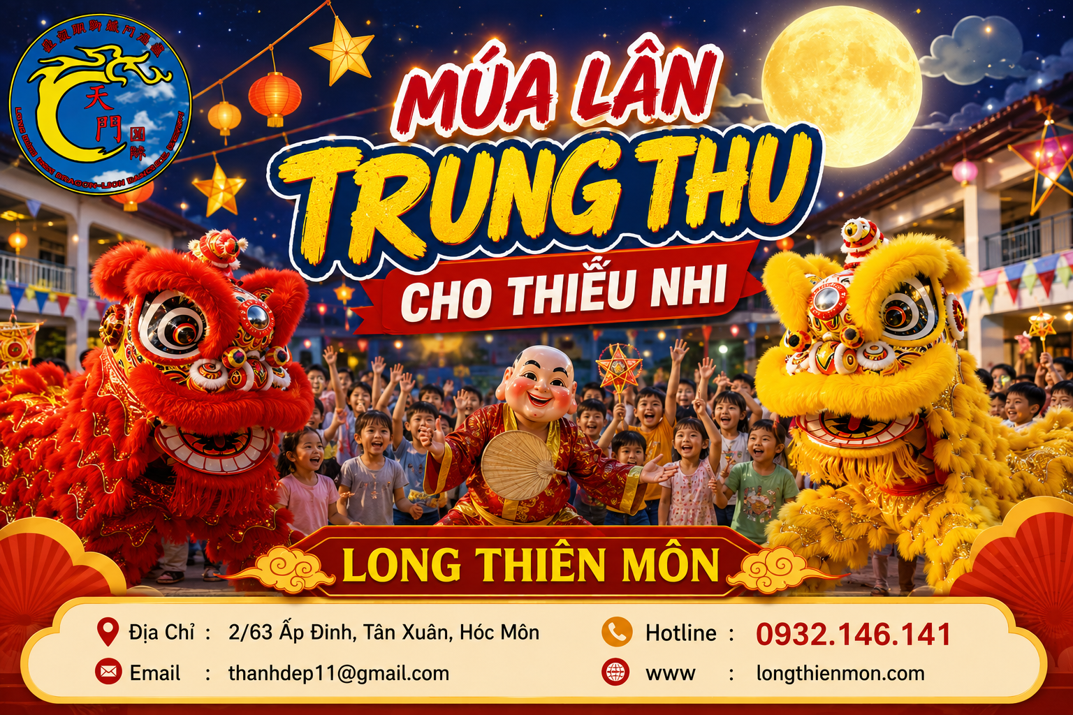 Múa lân Trung Thu cho thiếu nhi