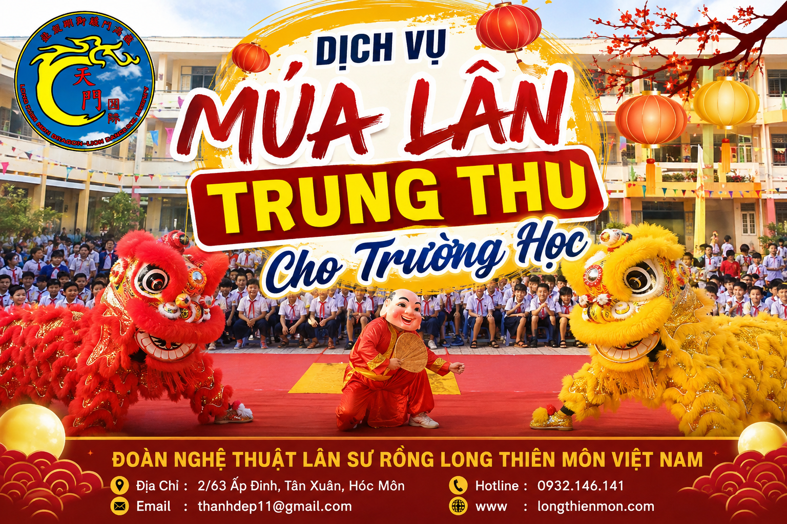 Dịch Vụ Múa Lân Trung Thu Cho Trường Học