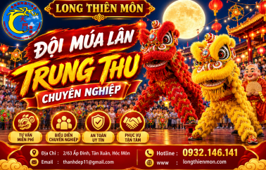 Đội múa lân Trung Thu chuyên nghiệp 2026: 5 bí quyết bùng nổ