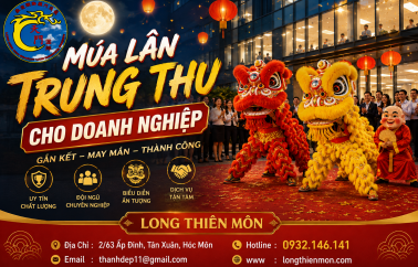 Múa lân Trung Thu cho doanh nghiệp: 5 Bí quyết Bùng nổ Đêm hội!