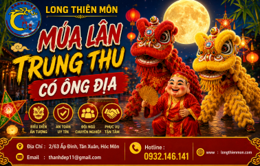 Múa lân Trung Thu có ông Địa: 3 Bí Quyết Sôi Động Nhất 2026