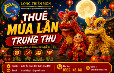 Thuê múa lân Trung Thu 2026: 5 Bí Mật Tránh Tiền Mất Tật Mang!